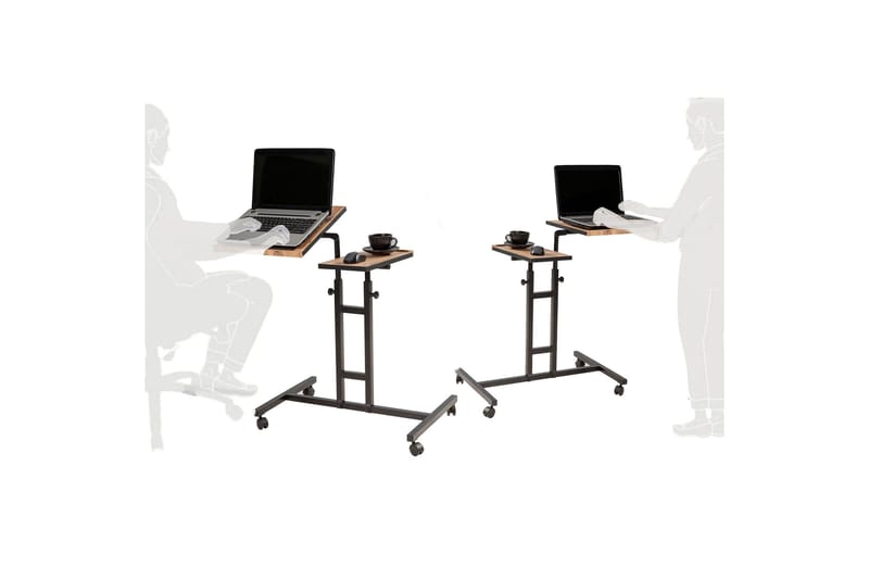 Morse Ståskrivbord 67 cm - Trä/natur/Svart - Möbler - Hemmakontor - Skrivbord