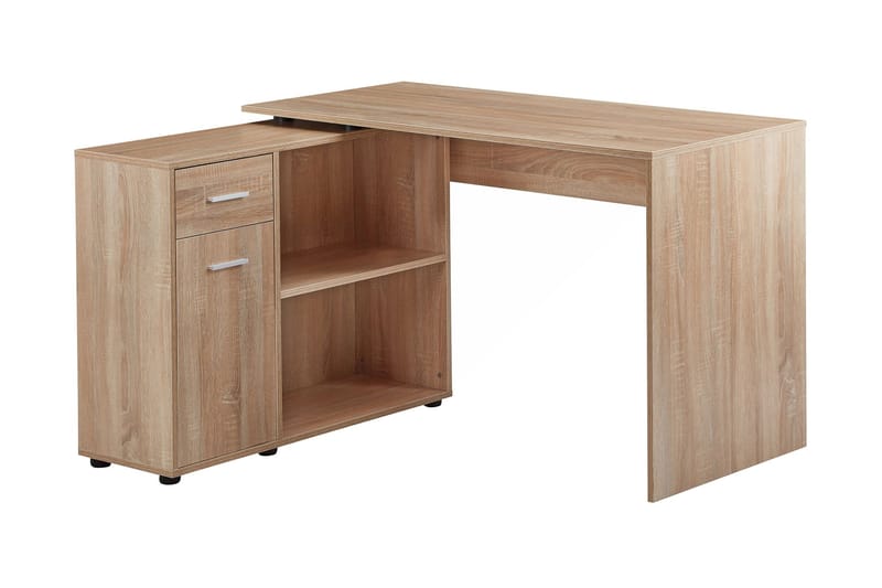 MOUZ Hörnskrivbord 120 cm Brun/Natur - Möbler - Hemmakontor - Skrivbord