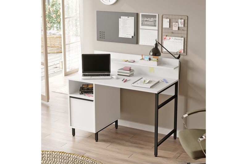 Munetoki Skrivbord 120 cm - Vit - Möbler - Hemmakontor - Skrivbord