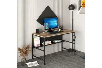 Nafe Skrivbord 120 cm - Brun - Möbler - Hemmakontor - Skrivbord