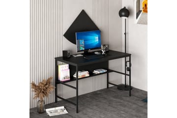Nafe Skrivbord 120 cm - Svart - Möbler - Hemmakontor - Skrivbord