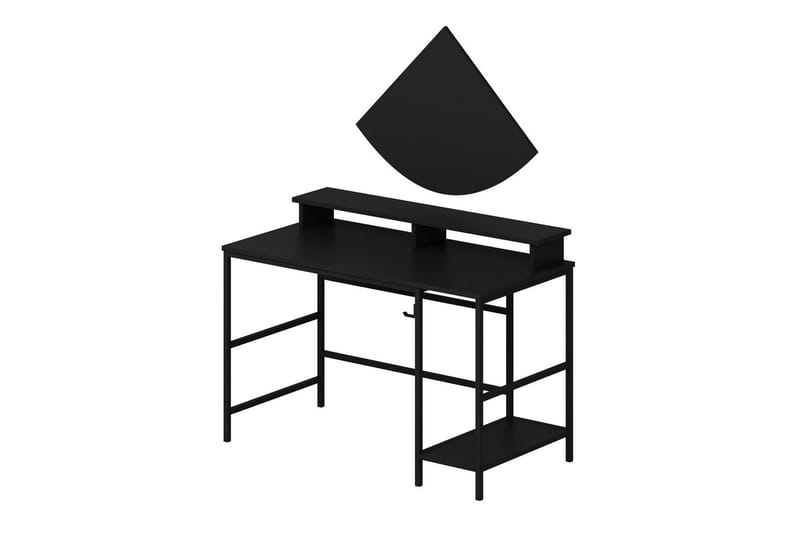 Nafe Skrivbord 120 cm - Svart - Möbler - Hemmakontor - Skrivbord