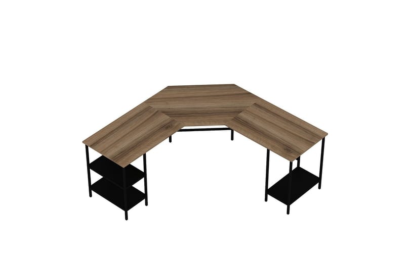 Naina Skrivbord 180 cm - Brun - Möbler - Hemmakontor - Skrivbord