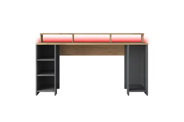 Nanak Skrivbord 160 cm - Valnöt/Antracit - Möbler - Hemmakontor - Skrivbord