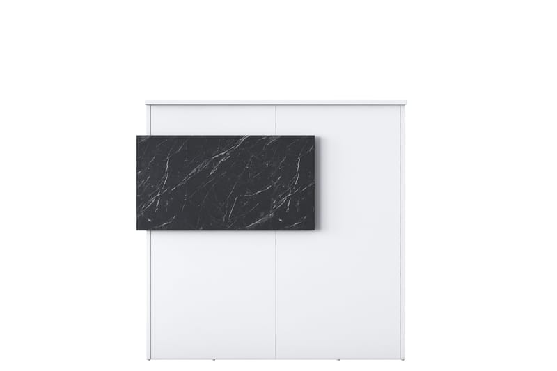 Naruto Skrivbord 110 cm Marmor/Vit - Möbler - Hemmakontor - Skrivbord