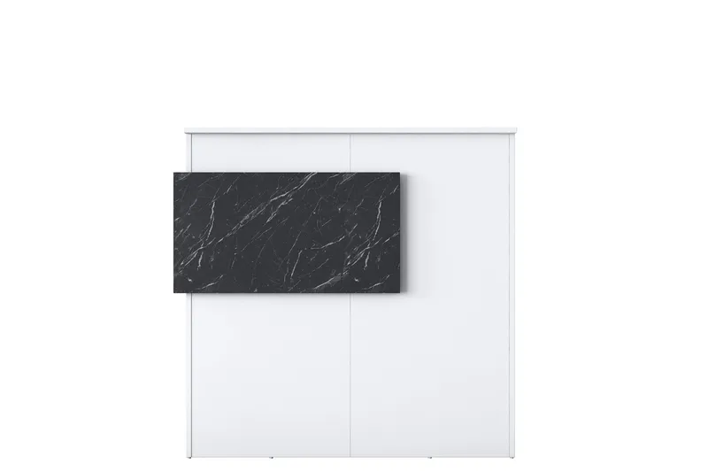 Naruto Skrivbord 110 cm - Marmor/Vit - Möbler - Hemmakontor - Skrivbord