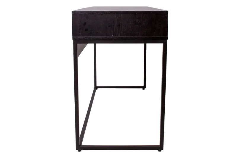 Nauerna Skrivbord 120 cm med Förvaring 2 Lådor - Ekfärg/Svart - Möbler - Hemmakontor - Skrivbord