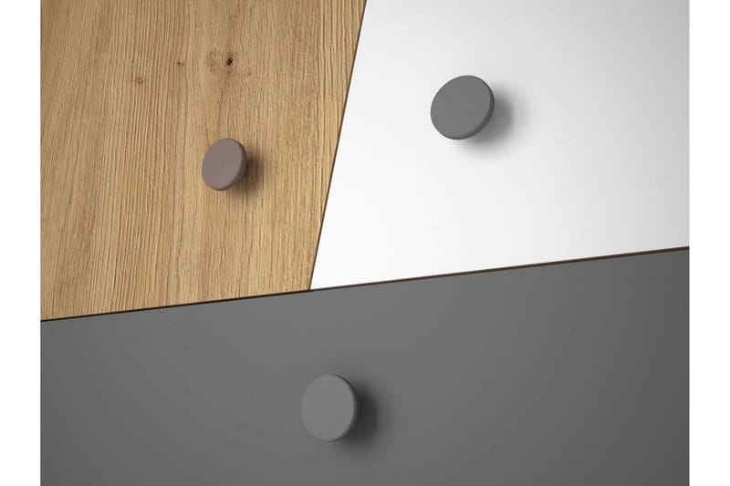 Nero Skrivbord 150 cm - Natur/Vit/Grå - Möbler - Hemmakontor - Skrivbord