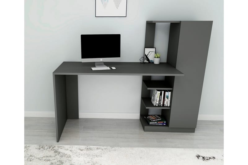 NOSA Skrivbord 120 cm Antracit - Möbler - Hemmakontor - Skrivbord