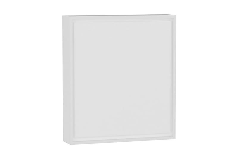 NOVISKI Väggskrivbord 90 cm med Förvaring Hyllor Vit - Möbler - Hemmakontor - Skrivbord