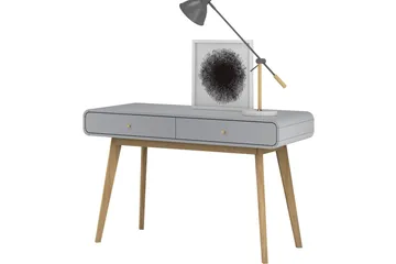 Olivet Skrivbord 120 cm - Grå - Möbler - Hemmakontor - Skrivbord