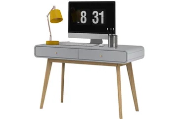 Olivet Skrivbord 120 cm - Grå - Möbler - Hemmakontor - Skrivbord