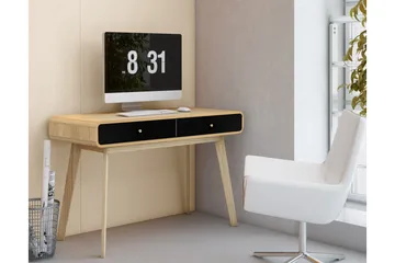 Olivet Skrivbord 120 cm - Natur/Svart - Möbler - Hemmakontor - Skrivbord