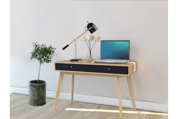 Olivet Skrivbord 120 cm - Natur/Svart - Möbler - Hemmakontor - Skrivbord