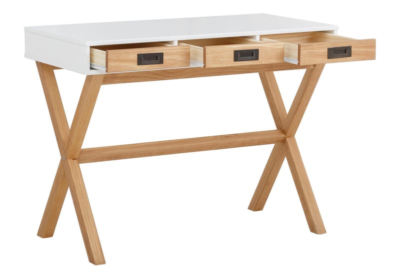PADDOCK Skrivbord 100 cm Vit - Möbler - Hemmakontor - Skrivbord