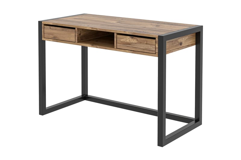 PARAVANO Skrivbord 115 cm m Förvaring Lådor+Hylla Trä/Natur/ - Möbler - Hemmakontor - Skrivbord