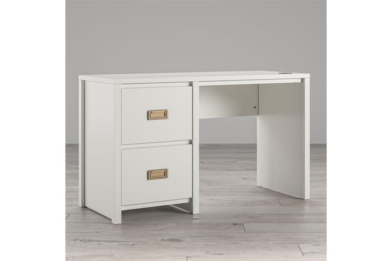 Quincy Skrivbord 120 cm Vit, Queer Eye