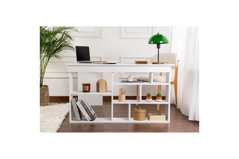 Skrivbord Regar Naturlig Vit - Naturlig Vit - Möbler - Hemmakontor - Skrivbord