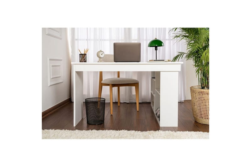 Skrivbord Regar Naturlig Vit - Naturlig Vit - Möbler - Hemmakontor - Skrivbord
