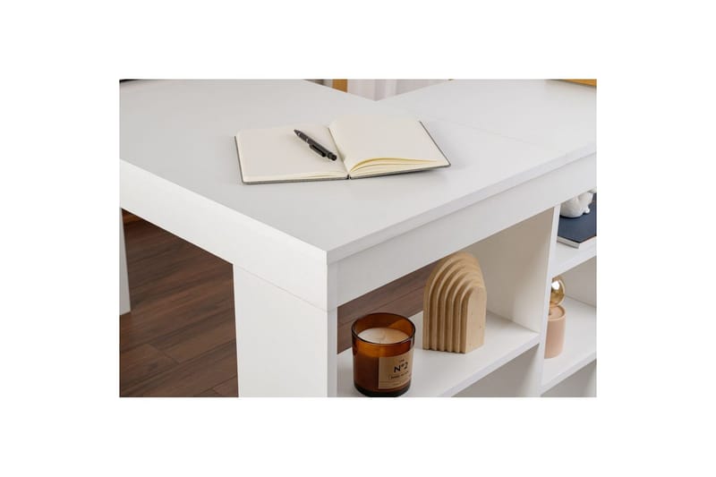 Skrivbord Regar Naturlig Vit - Naturlig Vit - Möbler - Hemmakontor - Skrivbord