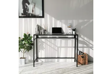 Sabani Skrivbord 100 cm - Glas/Svart - Möbler - Hemmakontor - Skrivbord