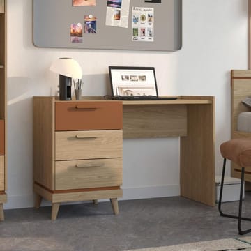 Skrivbord Scandi med 3 lådor - Oljerad Ek - Möbler - Hemmakontor - Skrivbord