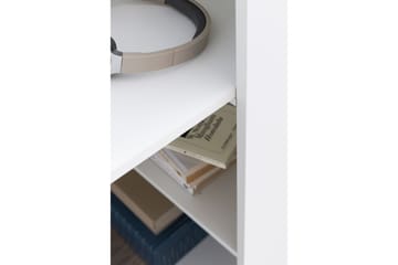 Shuping Skrivbord 120 cm med Förvaring Hyllor - Vit - Möbler - Hemmakontor - Skrivbord