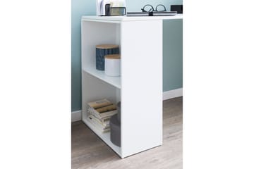 Shuping Skrivbord 120 cm med Förvaring Hyllor - Vit - Möbler - Hemmakontor - Skrivbord