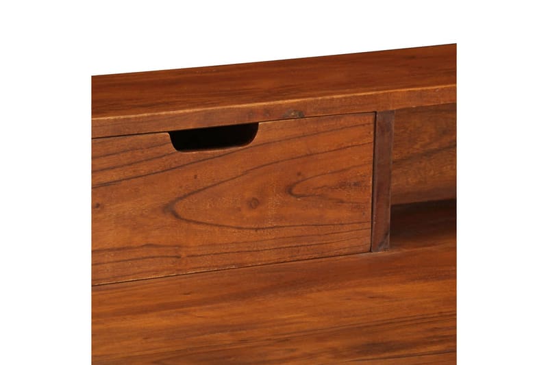Skrivbord 110x50x90 cm massivt akaciaträ - Flerfärgad - Skrivbord - Bord