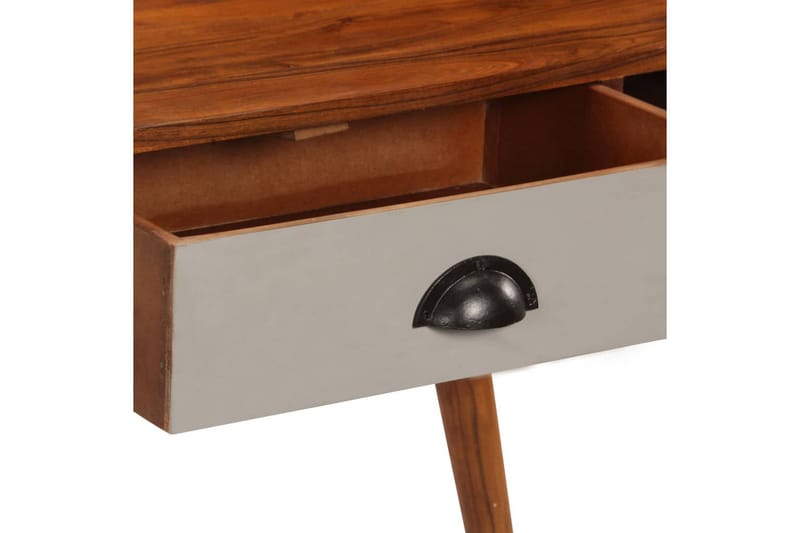 Skrivbord 110x50x90 cm massivt akaciaträ - Flerfärgad - Skrivbord - Bord