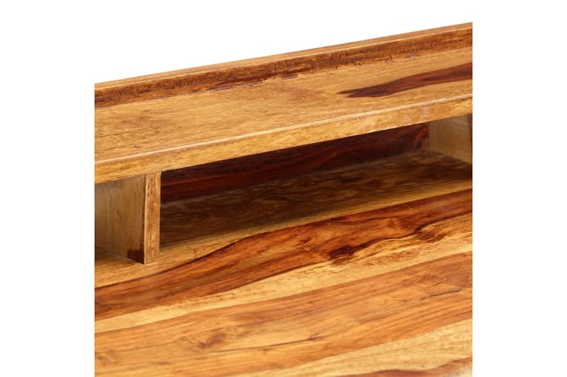 Skrivbord 115x50x85 cm massivt sheshamträ - Brun - Möbler - Hemmakontor - Skrivbord