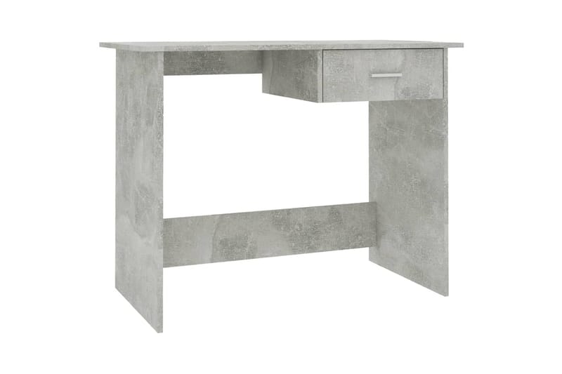 Skrivbord betonggrå 100x50x76 cm spånskiva - Grå - Möbler - Hemmakontor - Skrivbord