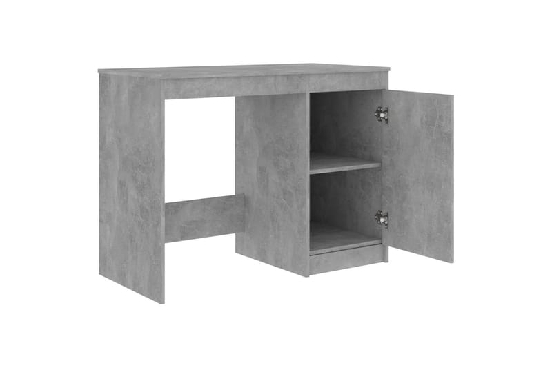 Skrivbord betonggrå 100x50x76 cm spånskiva - Grå - Möbler - Hemmakontor - Skrivbord