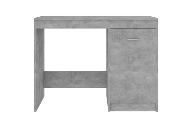 Skrivbord betonggrå 100x50x76 cm spånskiva - Grå - Skrivbord - Bord