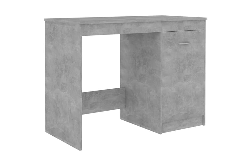 Skrivbord betonggrå 100x50x76 cm spånskiva - Grå - Möbler - Hemmakontor - Skrivbord