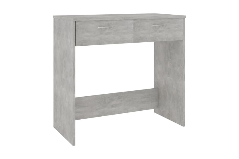 Skrivbord betonggrå 80x40x75 cm spånskiva - Grå - Möbler - Hemmakontor - Skrivbord
