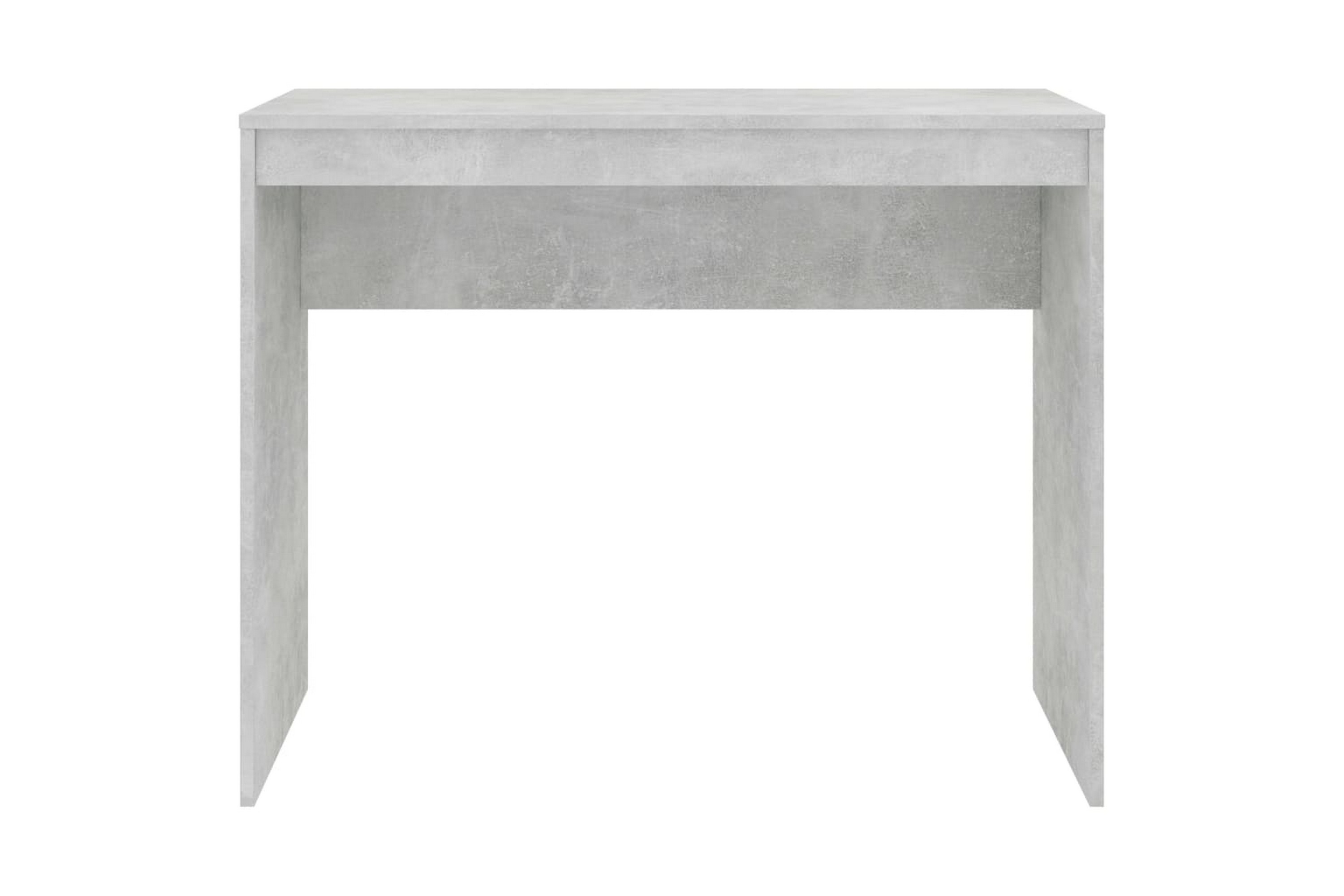 Skrivbord betonggrå 90x40x72 cm spånskiva – Grå