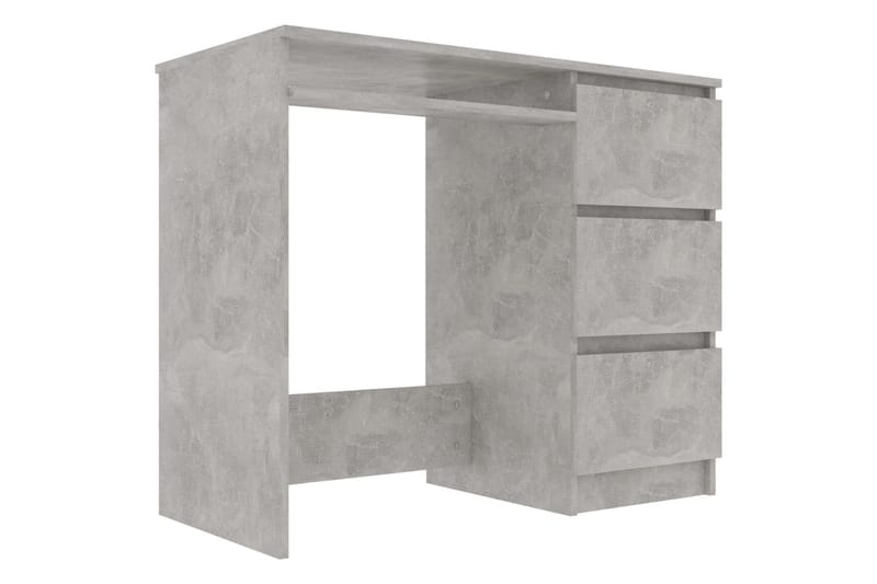Skrivbord betonggrå 90x45x76 cm spånskiva - Grå - Möbler - Hemmakontor - Skrivbord