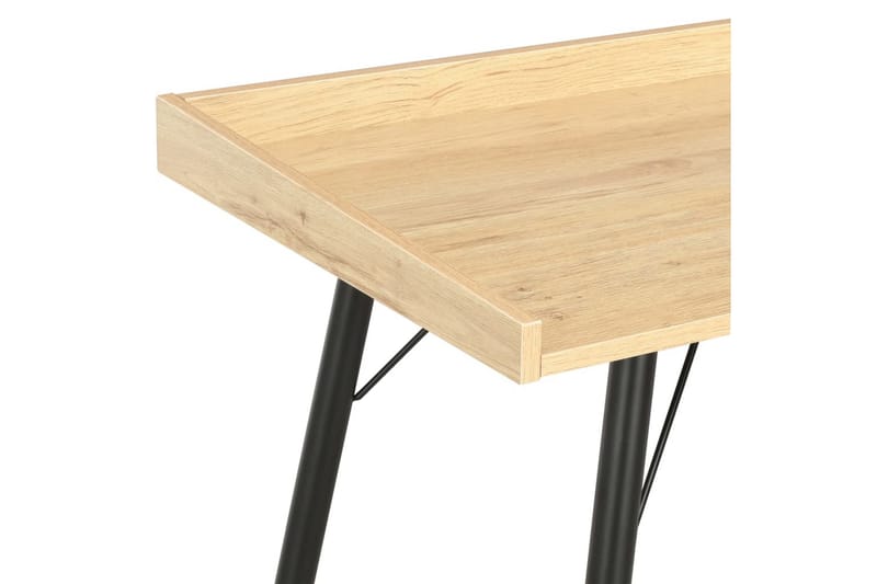 Skrivbord ek 90x50x79 cm - Svart - Möbler - Hemmakontor - Skrivbord