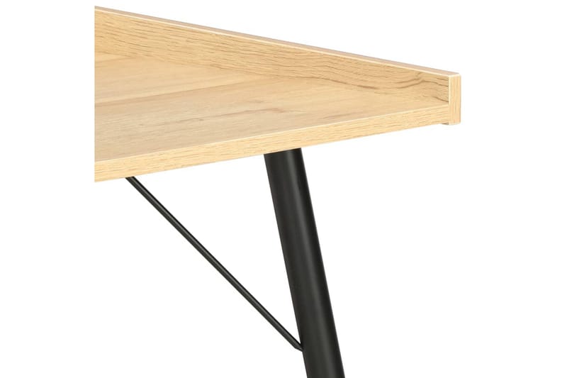 Skrivbord ek 90x50x79 cm - Svart - Möbler - Hemmakontor - Skrivbord