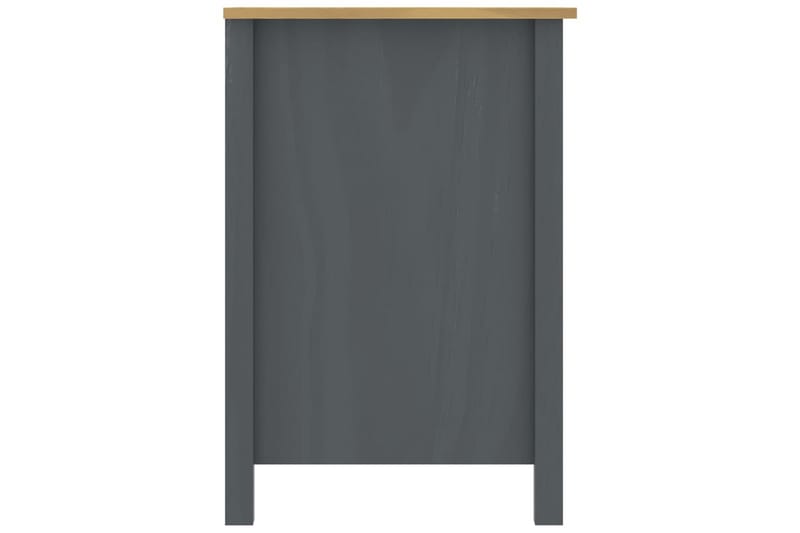 Skrivbord Hill Range grå 150x50x74 cm massiv furu - Grå - Skrivbord - Bord