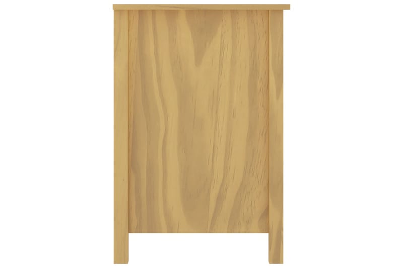 Skrivbord Hill Range med 3 lådor 120x50x74 cm massiv furu - Brun - Skrivbord - Bord