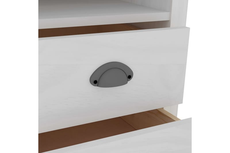 Skrivbord Hill Range vit 150x50x74 cm massiv furu - Vit - Möbler - Hemmakontor - Skrivbord