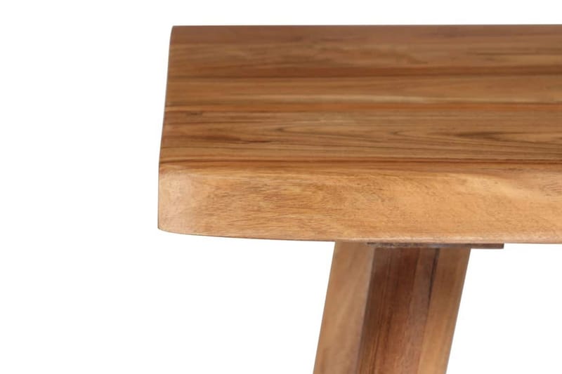 Skrivbord massivt akaciaträ 110x50x76 cm - Brun - Möbler - Hemmakontor - Skrivbord