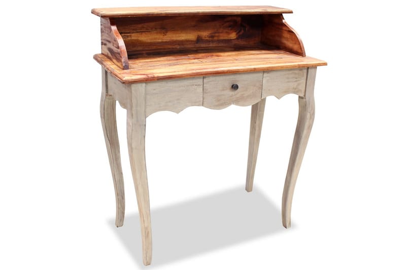 Skrivbord massivt återvunnet trä 80x40x92 cm - Brun - Skrivbord - Bord