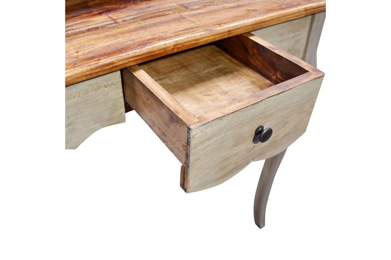 Skrivbord massivt återvunnet trä 80x40x92 cm - Brun - Möbler - Hemmakontor - Skrivbord