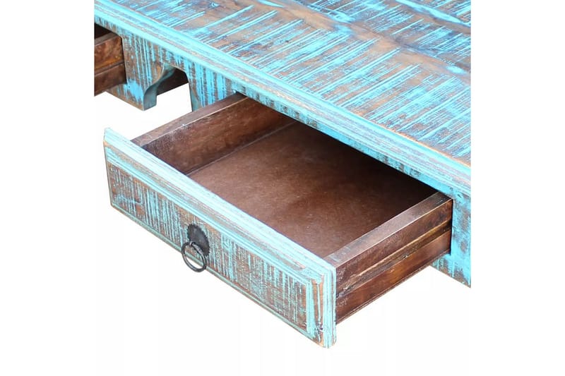 Skrivbord massivt återvunnet trä - Flerfärgad - Skrivbord - Bord