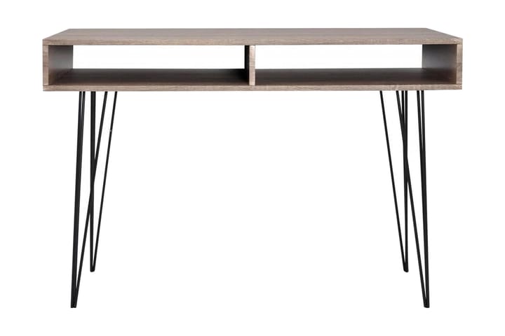 Skrivbord med 2 fack grå - Flerfärgad - Bord - Skrivbord