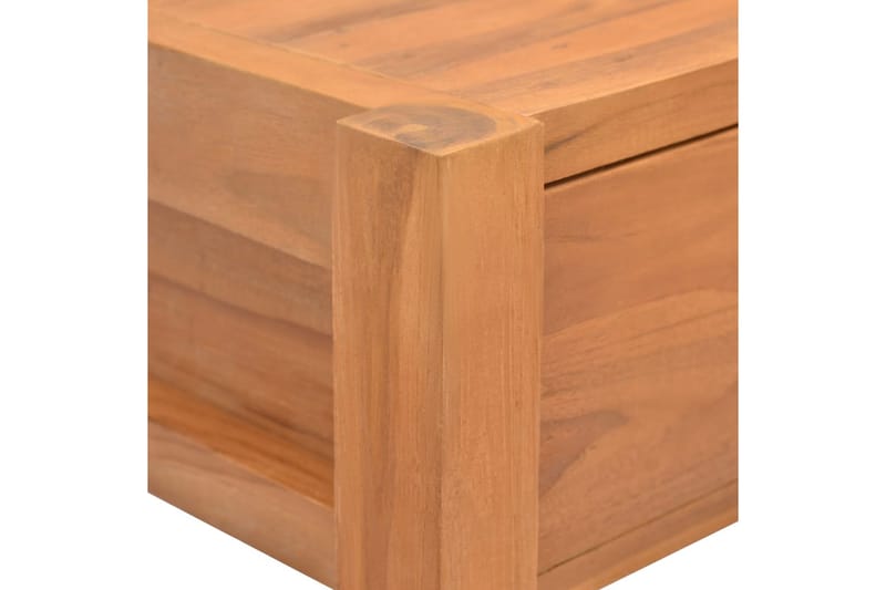 Skrivbord med 2 lådor 100x40x75 cm återvunnen teak - Brun - Skrivbord - Bord