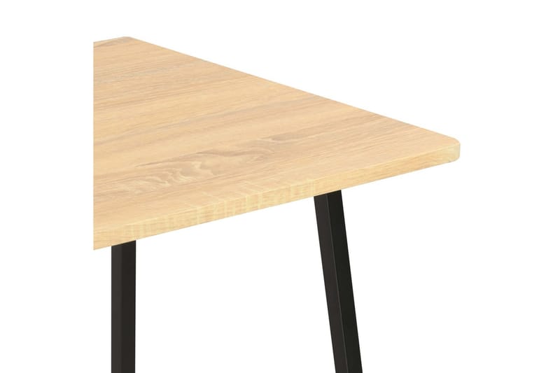 Skrivbord med hyllenhet svart och ek 102x50x117 cm - Svart - Möbler - Hemmakontor - Skrivbord